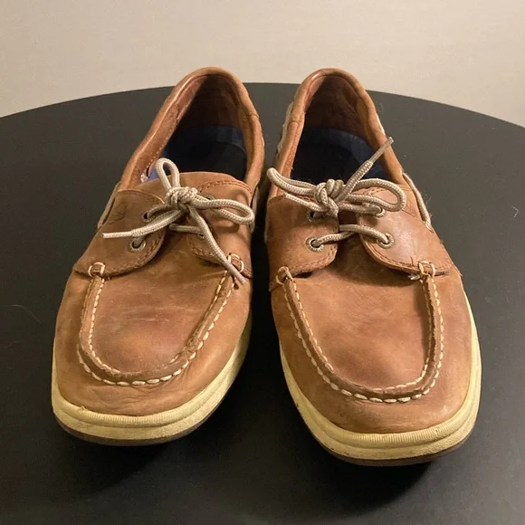 Sperry Top-Sider Men's Billfish Ultralite Boat Shoe Dark Tan Size 10.5 - Picture 3 of 8